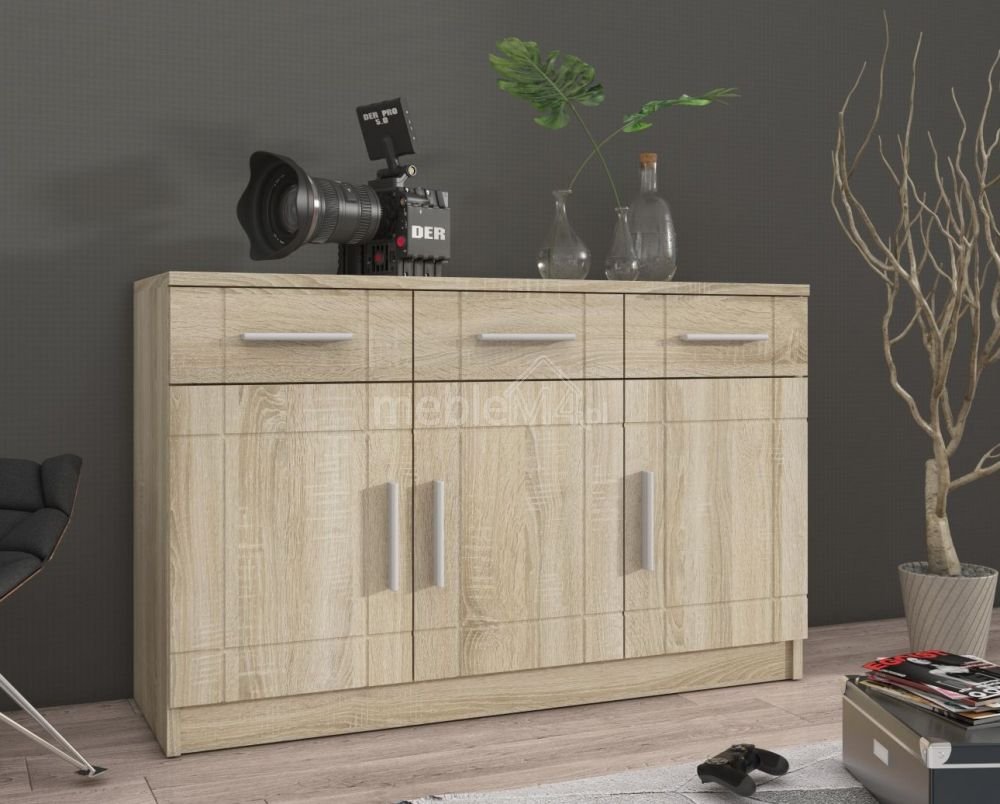 Paris Wall Cabinet, Sonoma Oak - Image 4