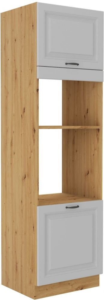 Stillo artisan/white 60 cm oven and microwave cabinet DPM-210 2F
