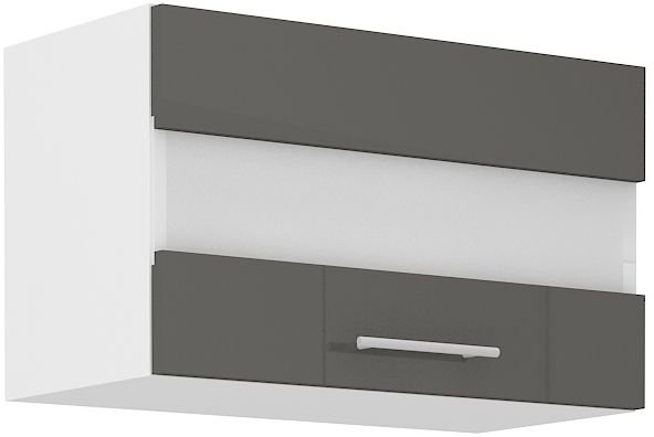 Wall cabinet 60 cm low display case Lara Grey 60 GUS-36 1F