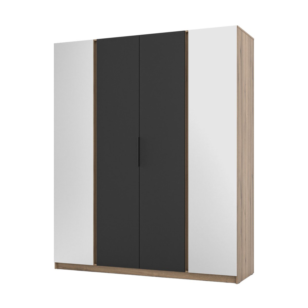 Kaja EV/BL four-door wardrobe with 2 mirrors 2F - Image 3