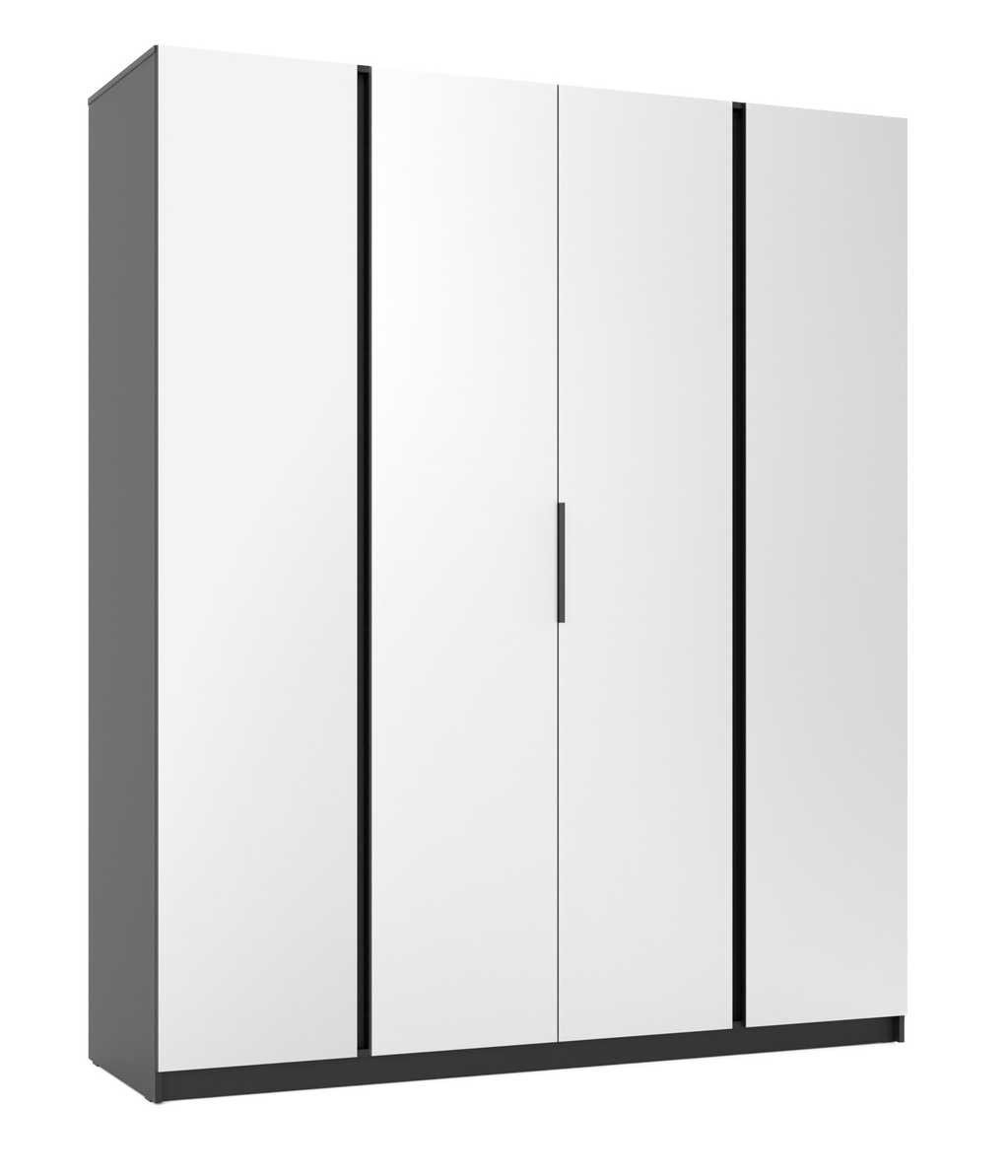 Kaja BL/BL 4 MIRROR four-door wardrobe - Image 2