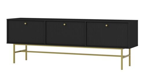 TV stand with cabinets Tokyo 3K black