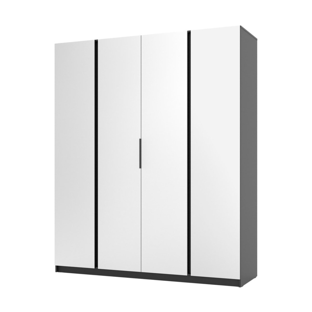 Kaja BL/BL 4 MIRROR four-door wardrobe - Image 3