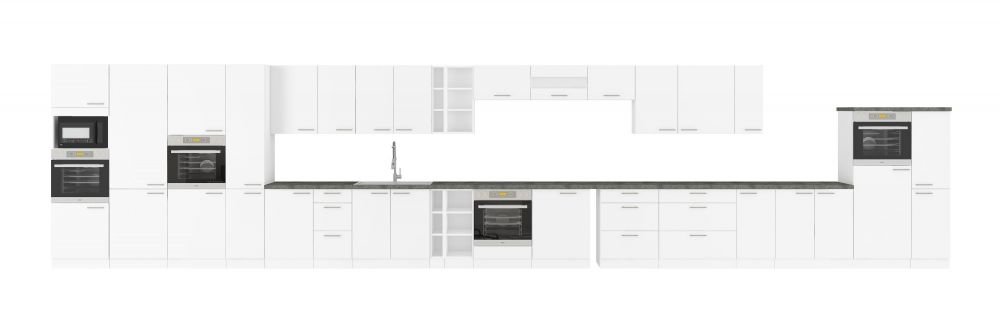 Wall cabinet 80 cm Lara White 80 G-108 2F - Image 5
