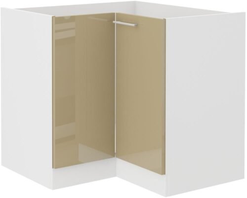 Base corner cabinet 90/90 cm Lara Cappucino 90×90 ND 2F BB