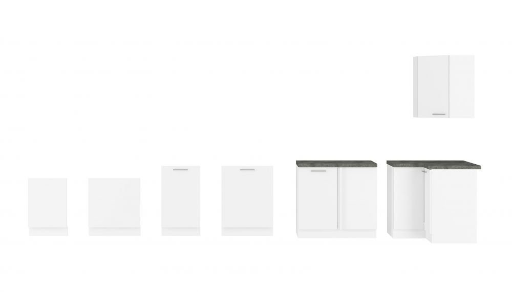 Wall cabinet 80 cm Lara White 80 G-72 2F - Image 5