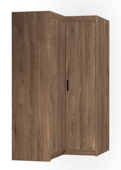 Elena corner wardrobe 2D NAR oak lefkas