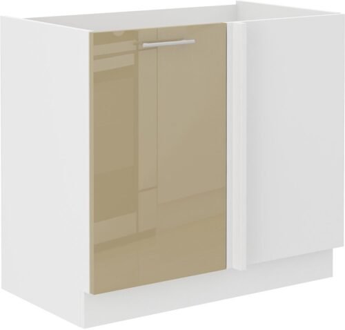 Base corner cabinet 105/60 cm Lara Cappucino 105 ND1F BB
