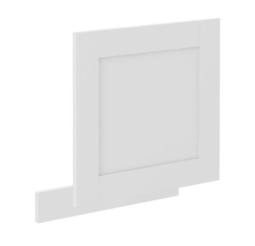 Dishwasher front, 60 cm, open panel, Luna white, ZM, 570×596