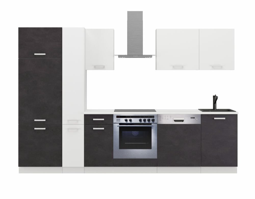 Kitchen set with countertop, 300 cm kitchen Toni matera - Image 2