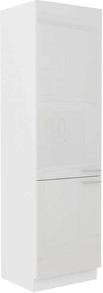 60 cm tall cabinet Lara White 60 LO-210 2F for refrigerator