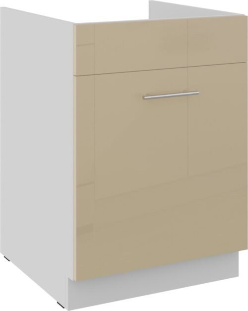 Base cabinet 60 cm, sink, drawer, Lara Cappucino 60 ZL 1S BB PREMIUM BOX
