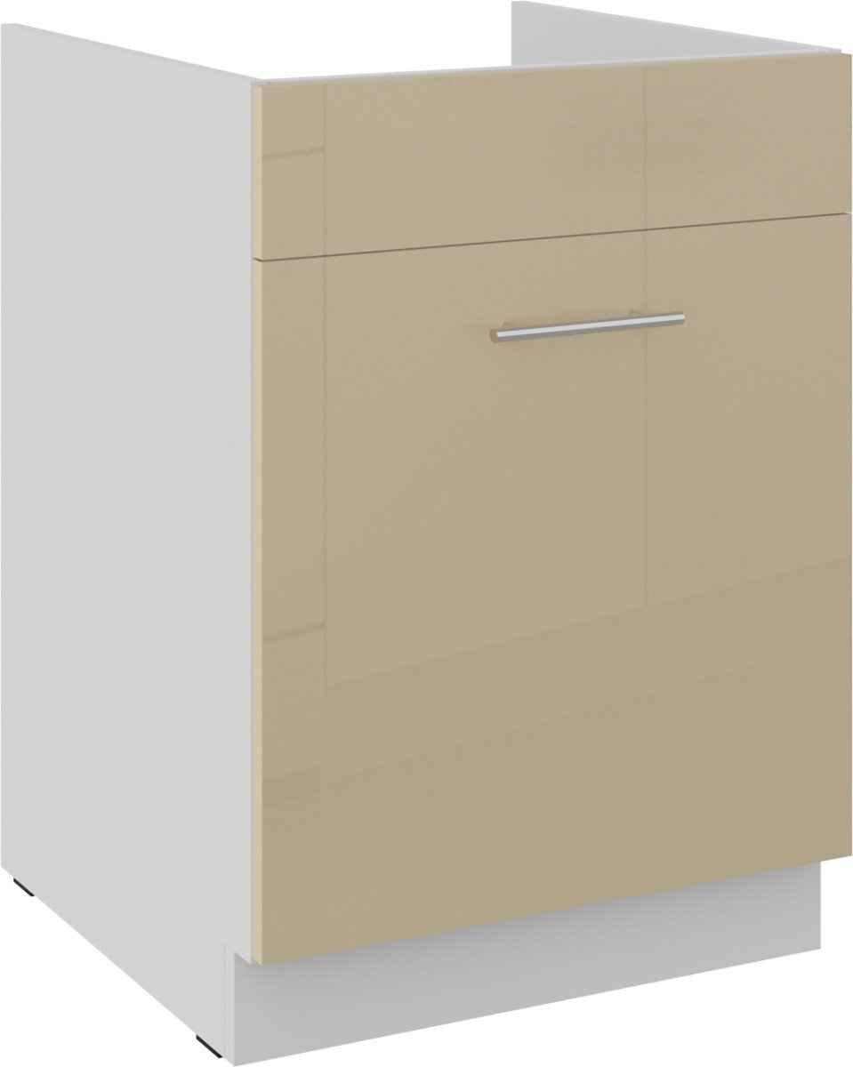 Base cabinet 60 cm, sink, drawer, Lara Cappucino 60 ZL 1S BB PREMIUM BOX