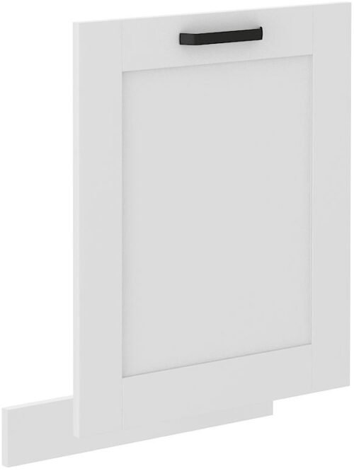 Dishwasher front, 60 cm, coated panel, Luna white, ZM, 713×596