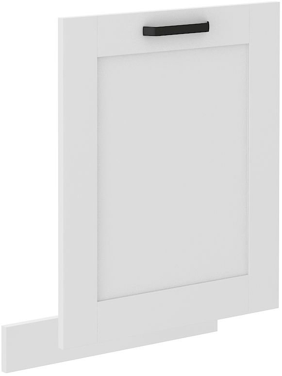 Dishwasher front, 60 cm, coated panel, Luna white, ZM, 713x596