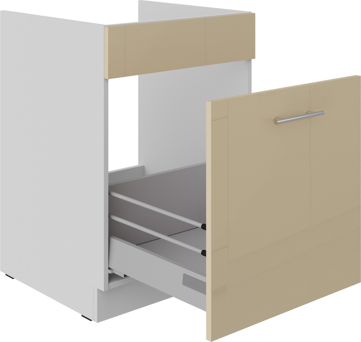 Base cabinet 60 cm, sink, drawer, Lara Cappucino 60 ZL 1S BB PREMIUM BOX - Image 3