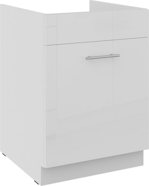 Base cabinet 60 cm, sink, drawer, Lara White 60 ZL 1S BB PREMIUM BOX