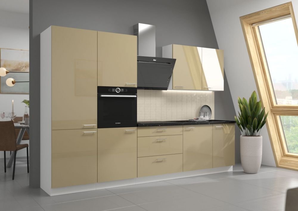 Upper corner cabinet 60/60 cm Lara Cappucino GN-108 2F 90 degrees - Image 4