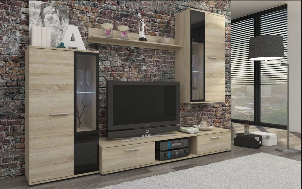 Salsa wall cabinet – Sonoma oak