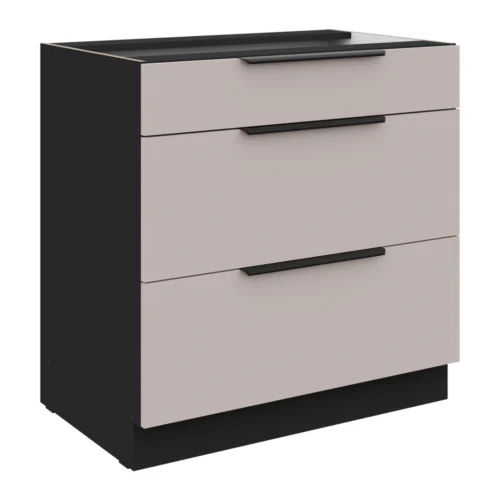Base cabinet 80 cm with drawers Arona 80 D 3S BB