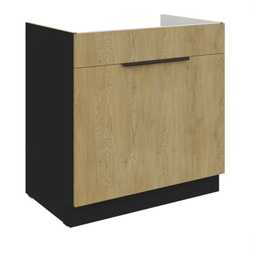 Base cabinet 80 cm, sink, drawer, Cremona 80 ZL 1S BB