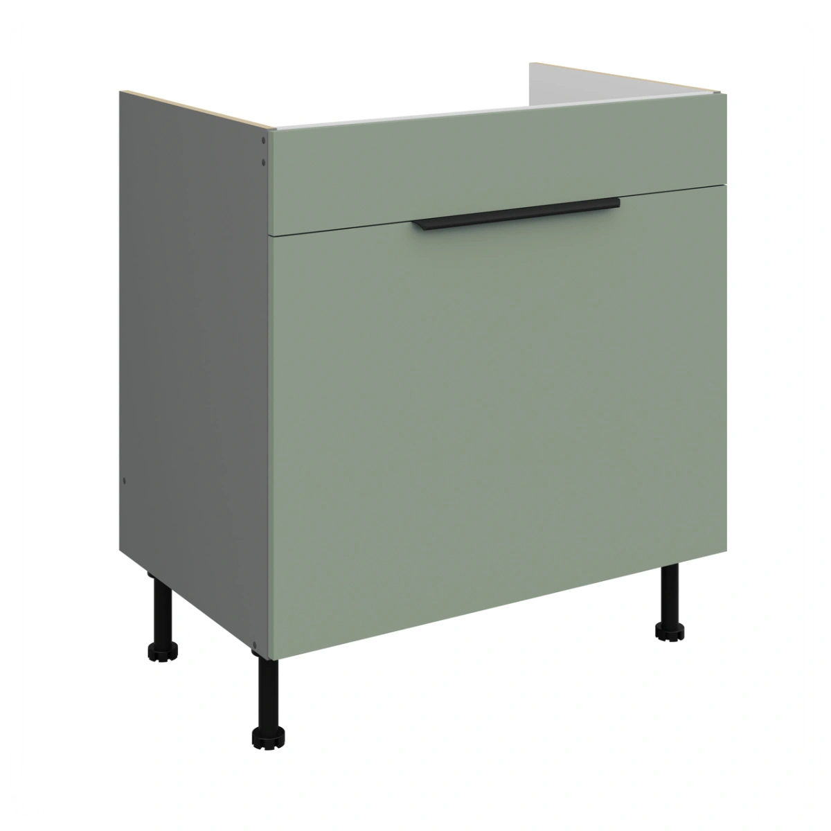 Base cabinet 80 cm, sink drawer, Aria 80 ZL 1S BB PREMIUM BOX