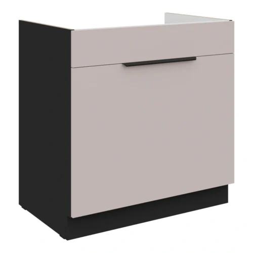 Base cabinet 80 cm, sink, drawer Arona 80 ZL 1S BB PREMIUM BOX
