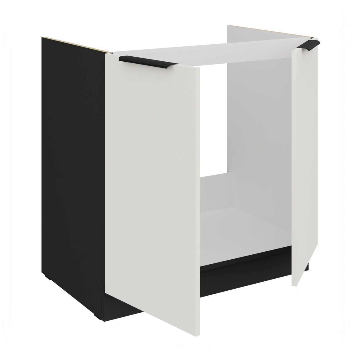 Base cabinet 80 cm, Aria 80ZL 2F BB sink, plinth - Image 2