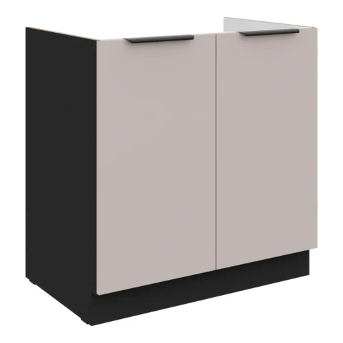 Base cabinet 80 cm, Arona 80 ZL 2F BB sink