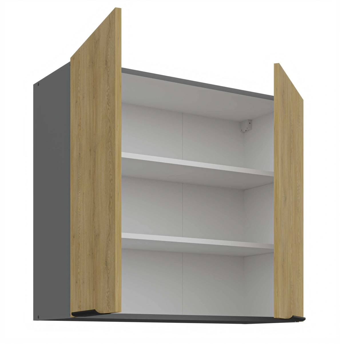 Wall cabinet 80 cm Cremona anthracite 80 G-72 2F - Image 2
