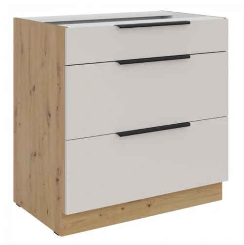 Base cabinet 80 cm with drawers Solea 80 D 3S BB
