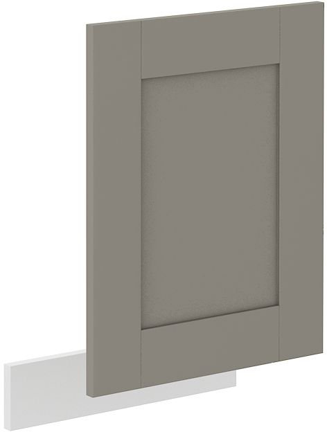 Dishwasher front, 45 cm, open panel, white/grey, Luna, ZM, 570x446