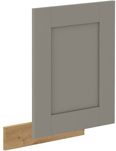 Dishwasher front 45 cm, open panel Luna artisan/claygrey ZM 570x446