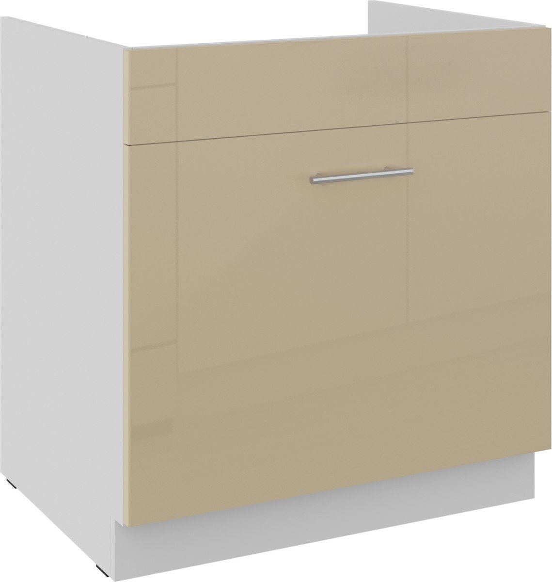 Base cabinet 80 cm, sink, drawer Lara Cappucino 80 ZL 1S BB PREMIUM BOX