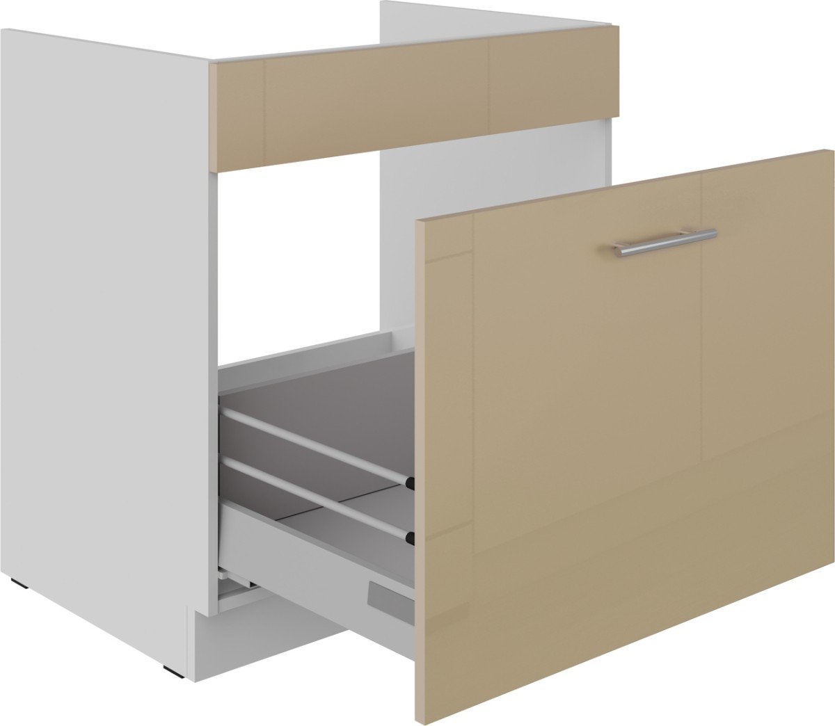 Base cabinet 80 cm, sink, drawer Lara Cappucino 80 ZL 1S BB PREMIUM BOX - Image 2