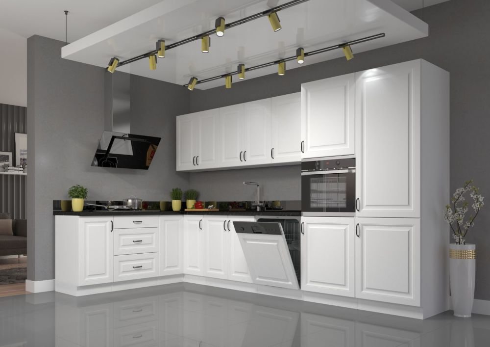 60 cm column oven with drawers Stillo white 60 DPS-210 3S 1F - Image 2