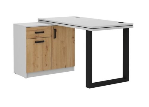High desk “Malta” with chest of drawers, symbol 140