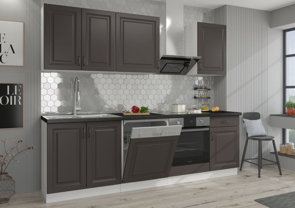 Wall cabinet 80 cm Stillo white/graphite 80 G-72 2F - Image 2