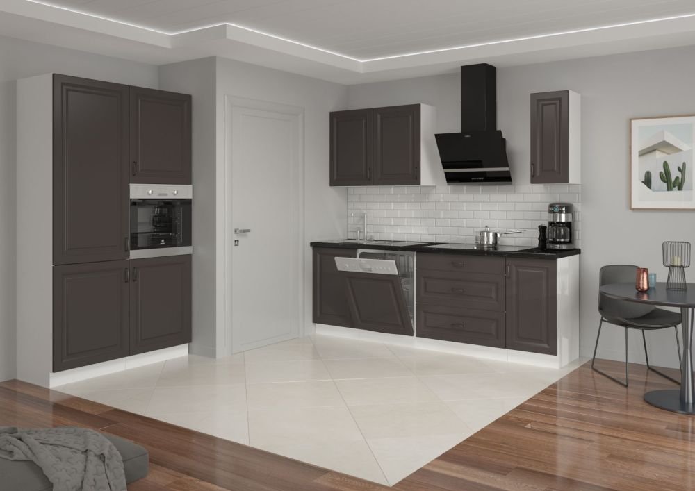 Wall cabinet 80 cm Stillo white/graphite 80 G-108 2F - Image 4