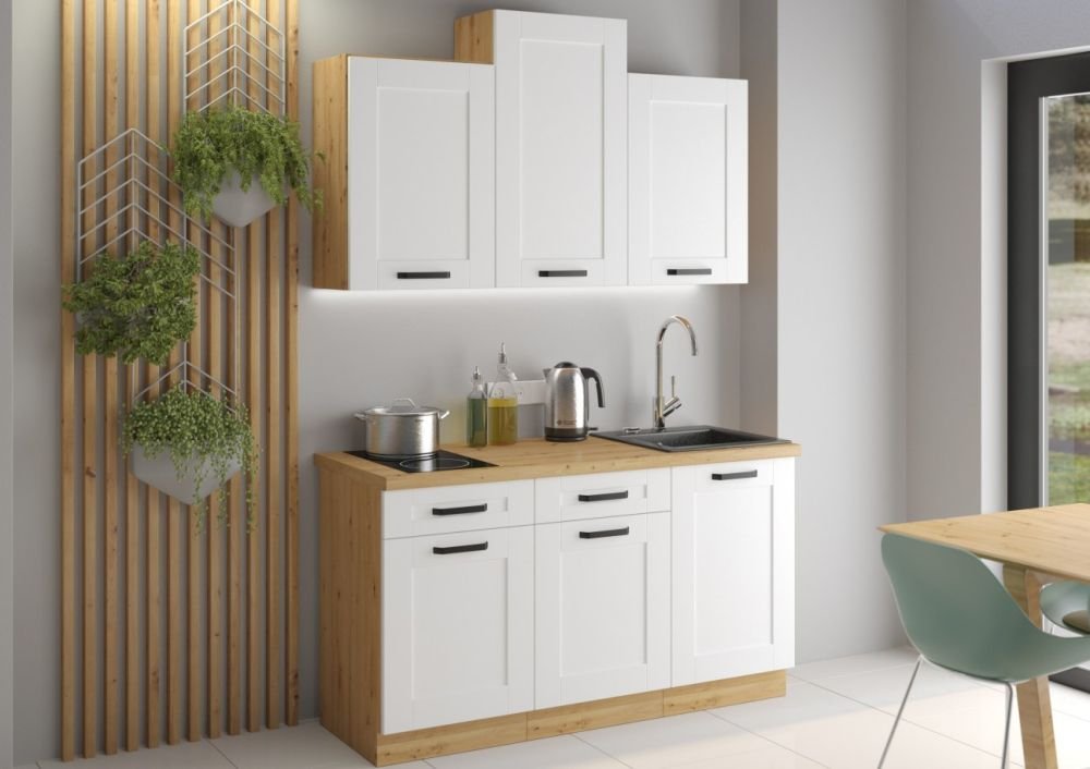 Dishwasher front, 45 cm, open panel, Luna white/artisan ZM, 570x446 - Image 3