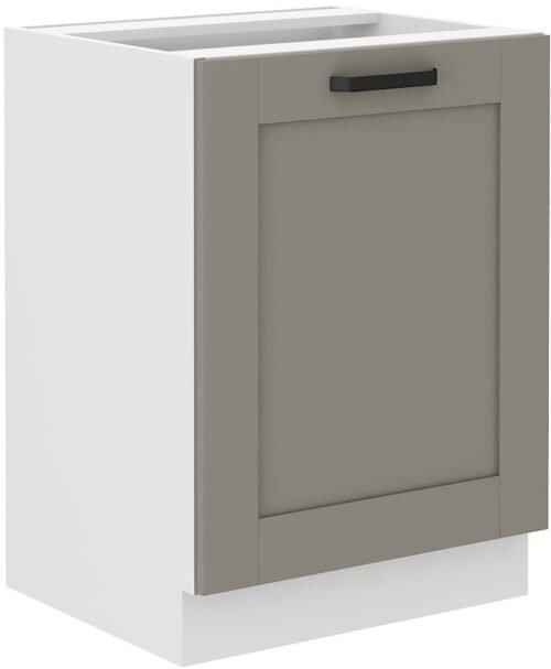 Base cabinet 60 cm Luna white/clay grey 60 D 1F BB