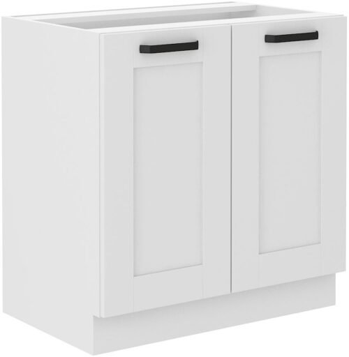 Base cabinet 80 cm Luna white 80 D 2F BB