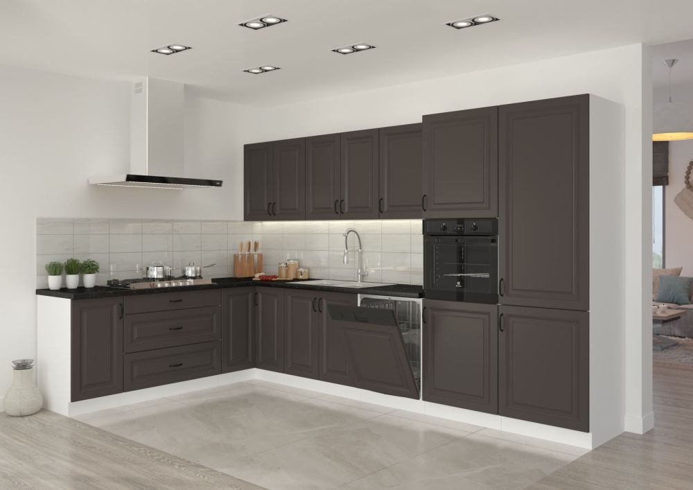 Wall cabinet 60 cm Stillo white/graphite 60 G-72 1F - Image 4