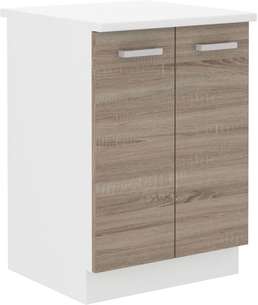 Dave 60D2F 60 cm base cabinet with worktop