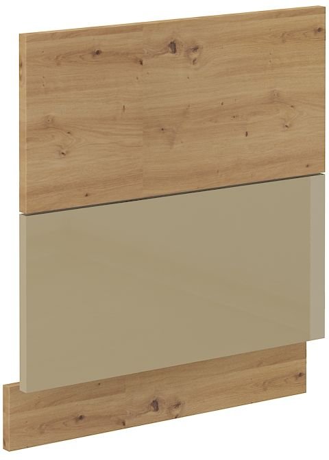 Dishwasher with front, open, 60 cm, ZM 570×596, Artisan cappuccino glossy color