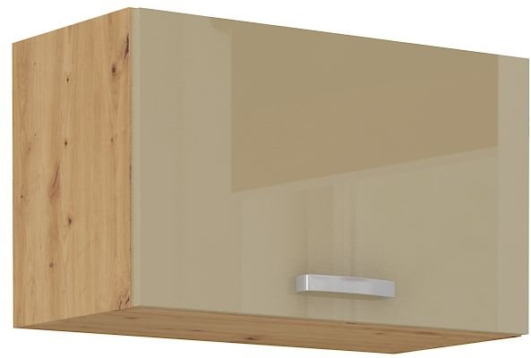Wall cabinet 60 cm with hood Artisan cappuccino glossy 60 GU-36 1F