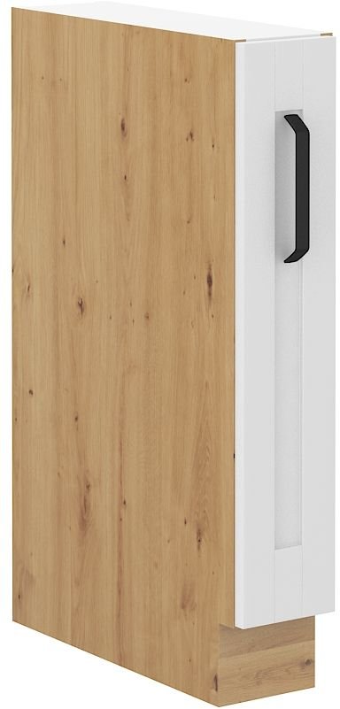 Base cabinet 15 cm Cargo Luna white/artisan 15 D CARGO BB