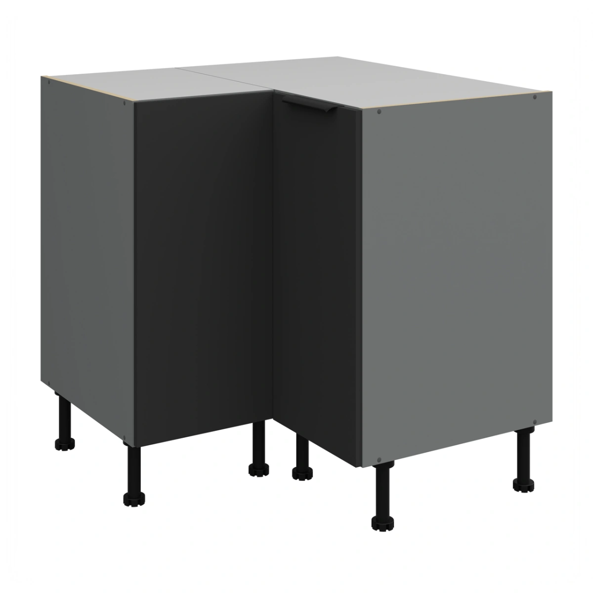 Base corner cabinet 90/90 cm Aria 90x90 ND 2F BB - Image 3