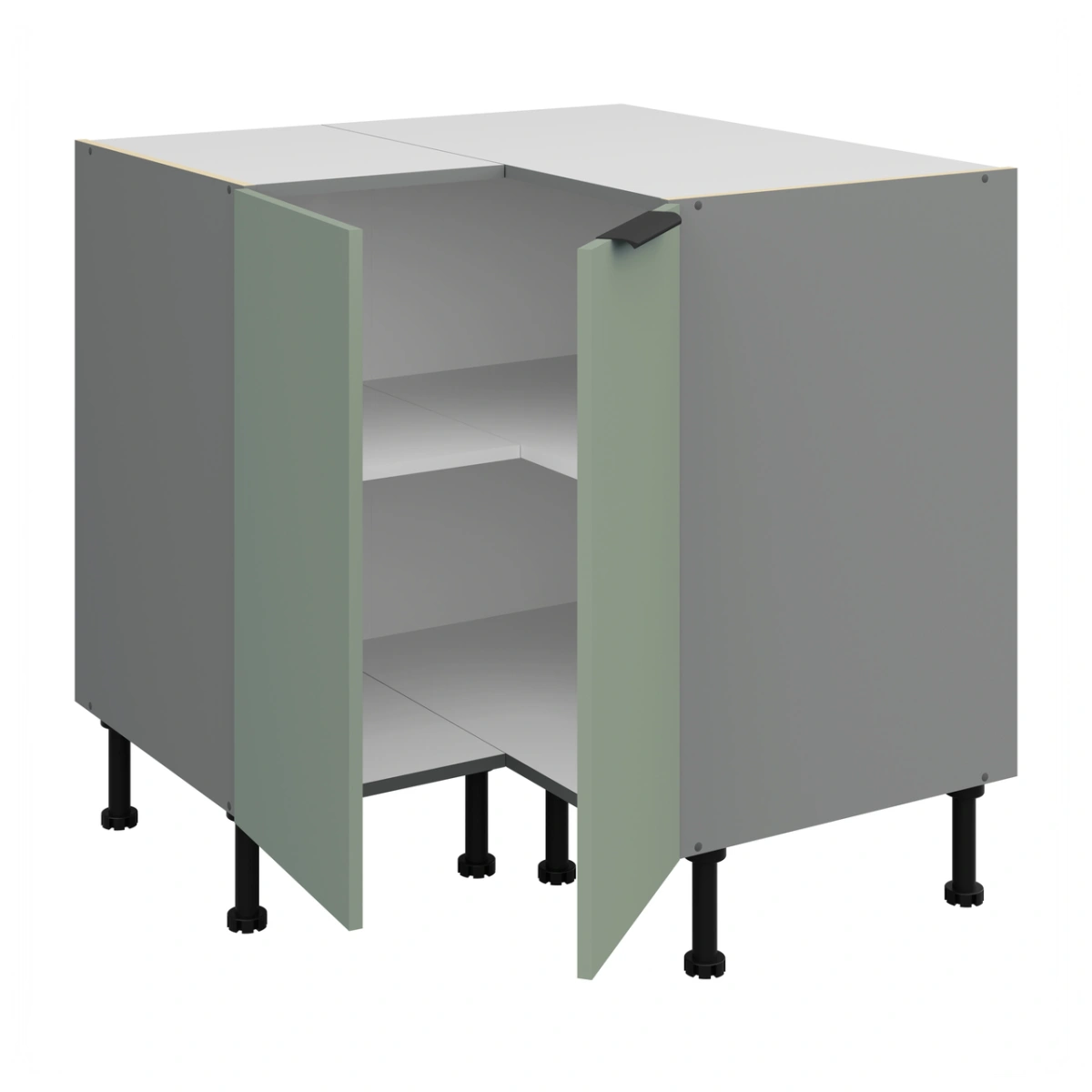 Base corner cabinet 90/90 cm Aria 90x90 ND 2F BB - Image 2