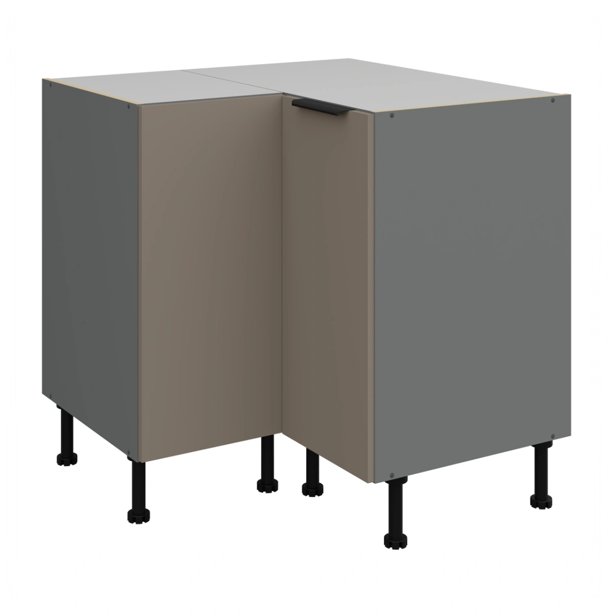 Base corner cabinet 90/90 cm Aria 90x90 ND 2F BB - Image 4